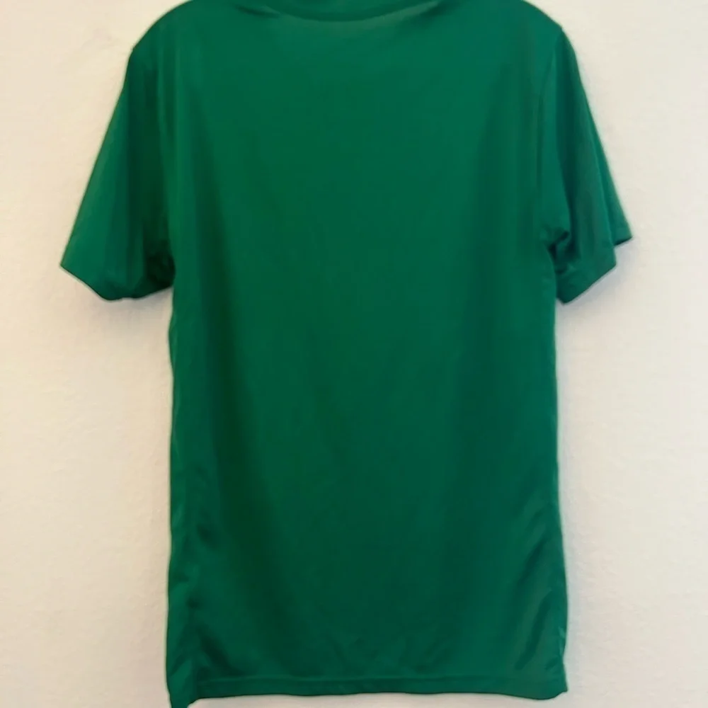 Nike Dri-Fit Small Green And Black Athletic Shirt